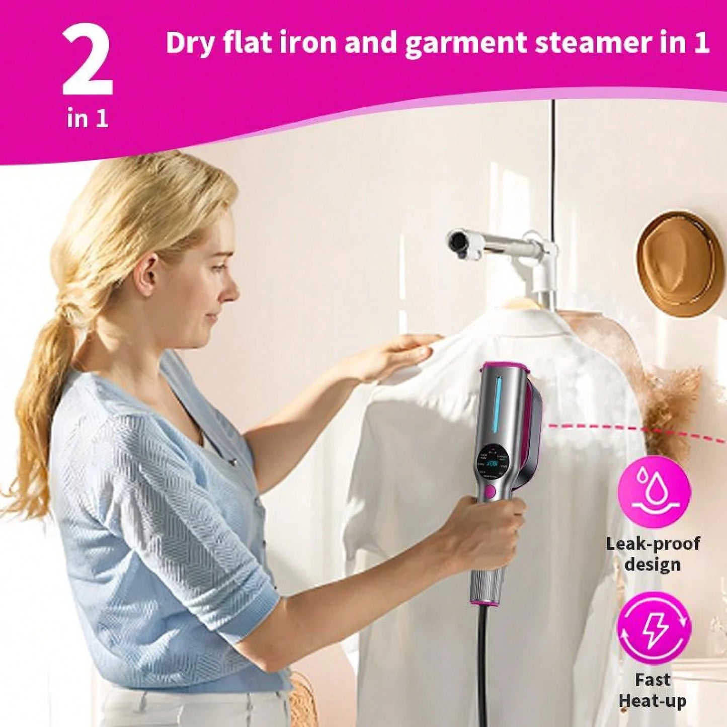 Dr.Flash Garment Steamer for Clothes