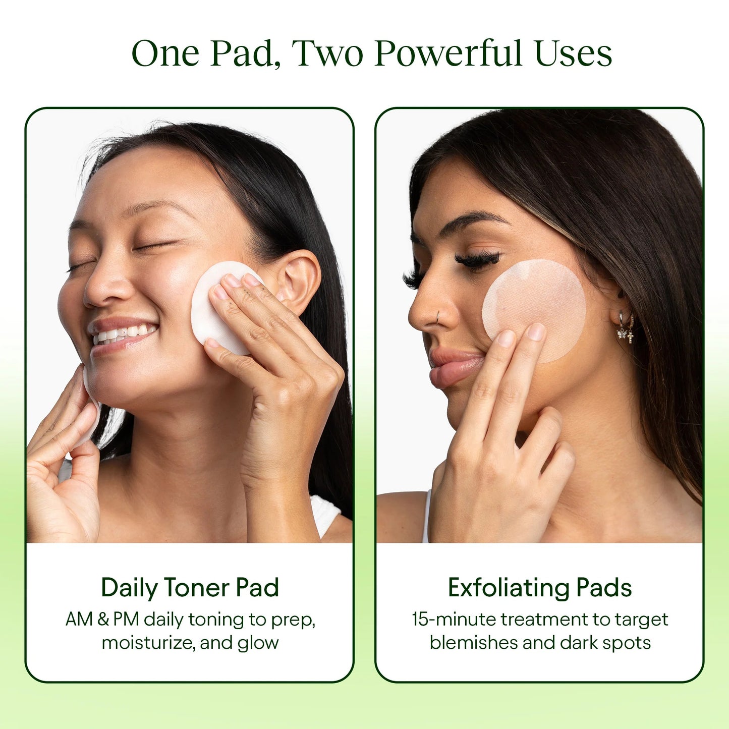 Jiyu Toning Pads for Dark Spots, Wrinkles & Dull Skin